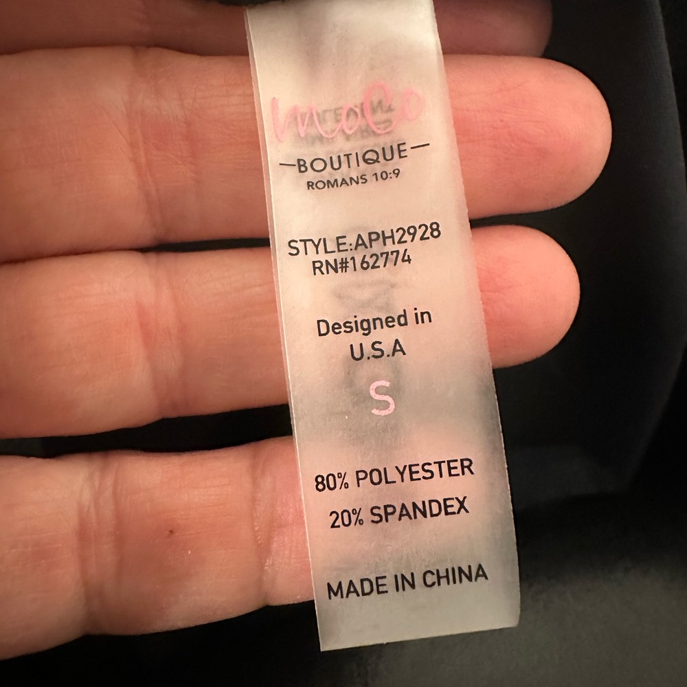 NWOT Shiny Black liquid leggings size small/2 - Picture 5 of 5